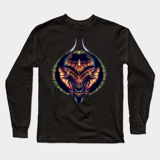 Dragon Long Sleeve T-Shirt by BIGNOS